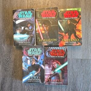 Star Wars: Legacy of the Force Books (Tempest, Exile, Inferno, Fury, Revelation)
